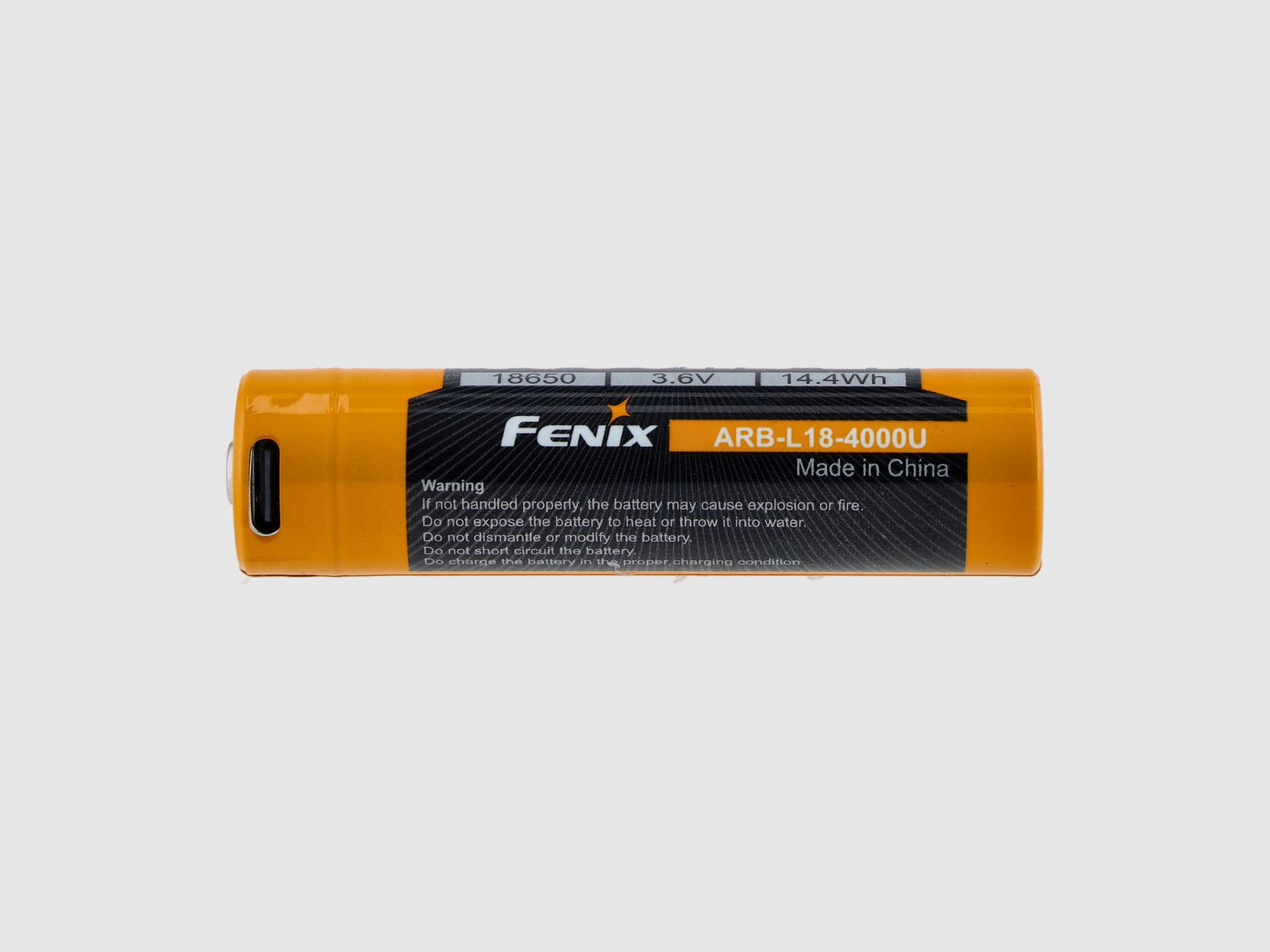Batería recargable USB Fenix ARB-L18U 18650 4000 mAh 3,6 V, imagen 4 de 5