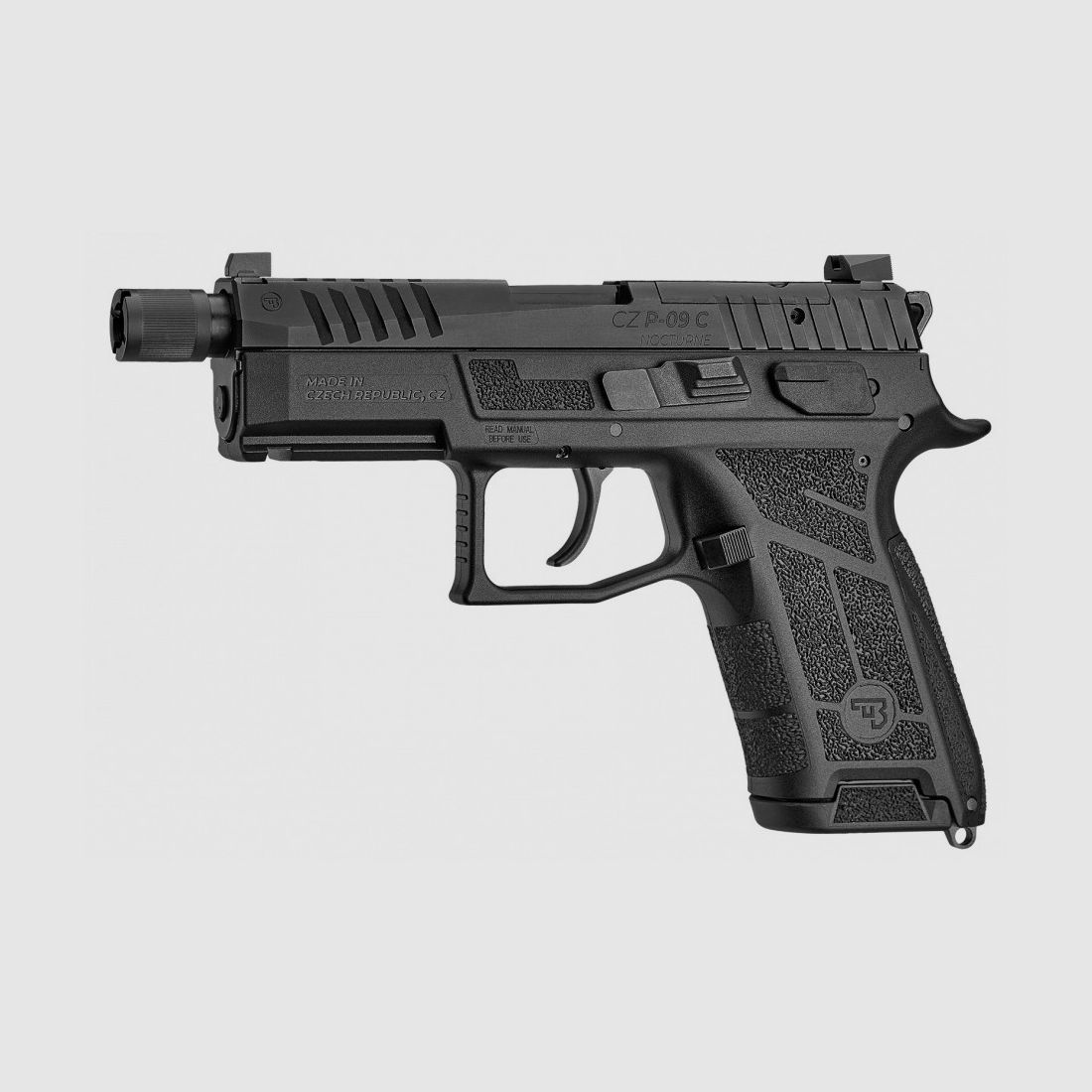 PISTOLA CZ P-09C NOCTURNE FILETE 15 DISPAROS CAL.9×19, imagen 1 de 3