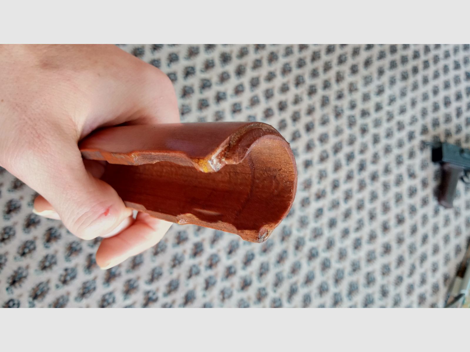 Rumänischer AK Palmswell Handschutz Holz / höchstwahrscheinlich PM md. 90 AIMR oder AK74 Cugir Champion in 5.56  // passt auch an Yunker / AKM Karabiner