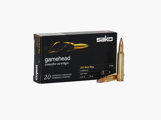 Sako 222 Rem Mag GAMEHEAD SP 50gr ( 20 uds)