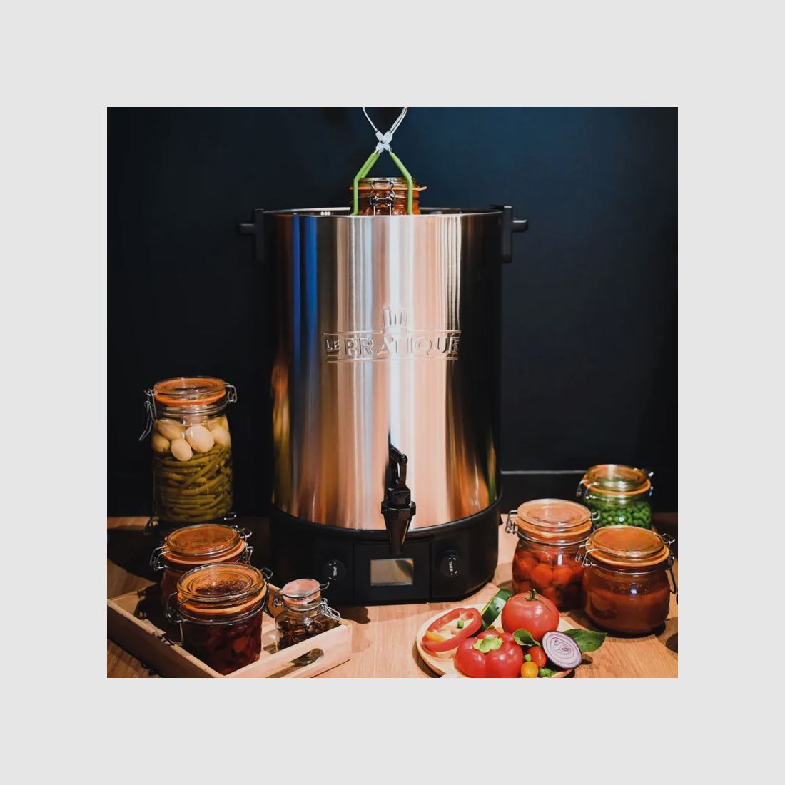 Stainless Steel Sterilizer 30 L Le Pratique – 14 Jars of 1 L, image 3 of 9