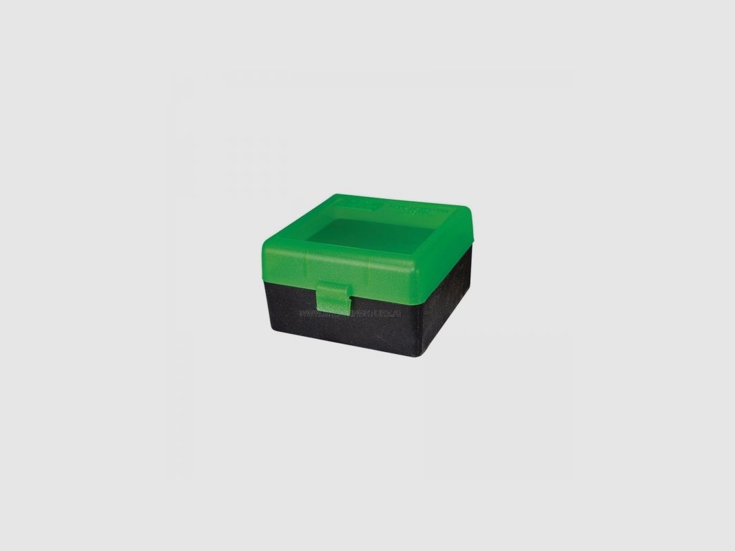 MTM BOÎTE À MUNITIONS RS 223 / 222 / 7,62X39 100 PCS VERT-BLACK