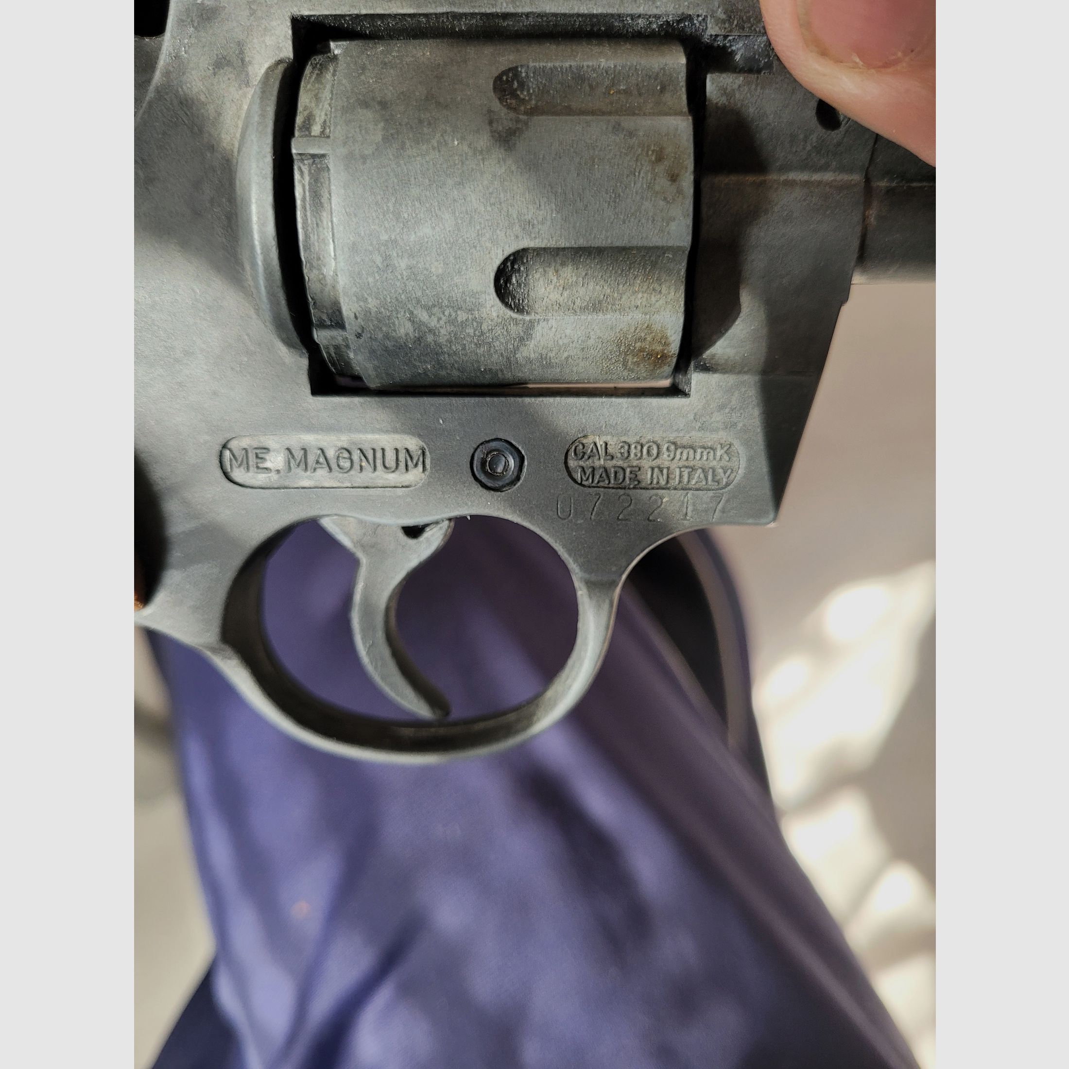 Revolver ME Magnum  9mm  Holzgriff  Schreckschuss 