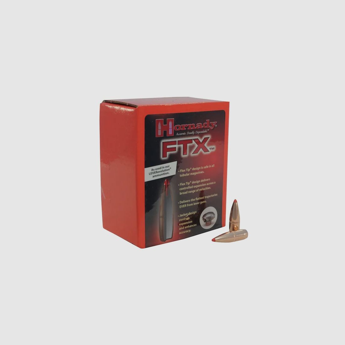 Hornady Geschoss .338/.338 (Marlin Express) FTS FLEX TIP 200GR 100 Stück