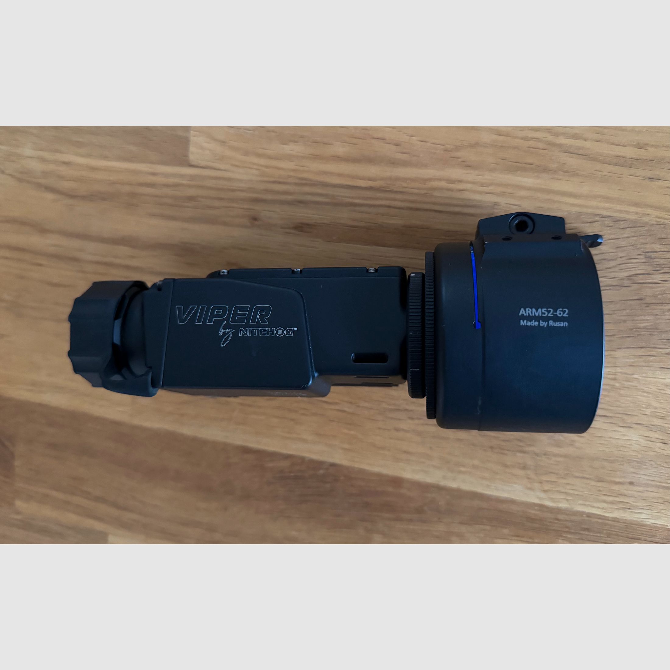 Nitehog TIR-M35 AC Viper Wärmebildvorsatzgerät (Gen. 1) SOFORT EINSETZBAR, da geladene) Batterie und 62er Rusan-Adapter inklusive
