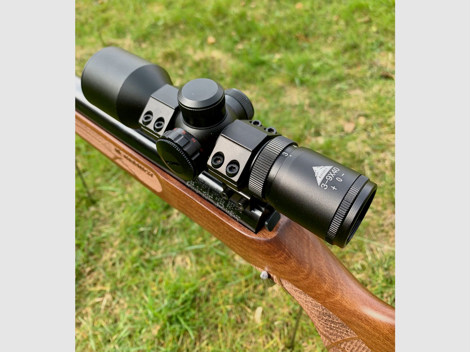 Weihrauch HW 50 M/II with silencer caliber 4.5mm and scope 3-9x40 compact