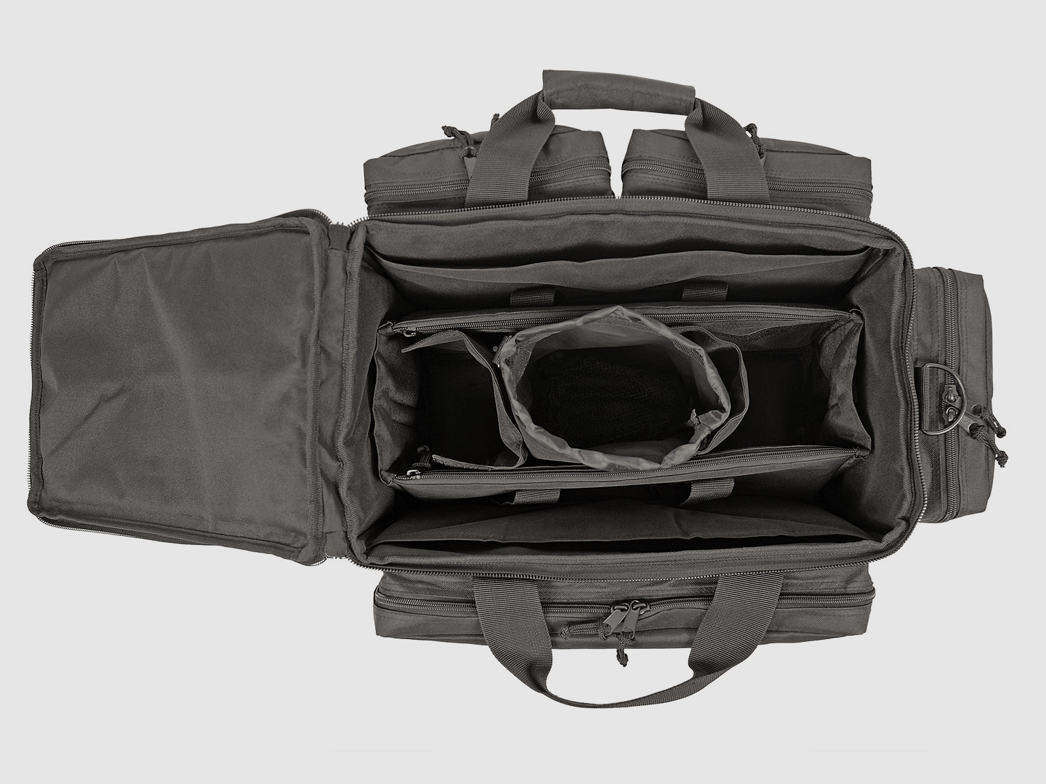 Bolsa de tiro ahg-Anschütz para armas cortas y accesorios (negra)