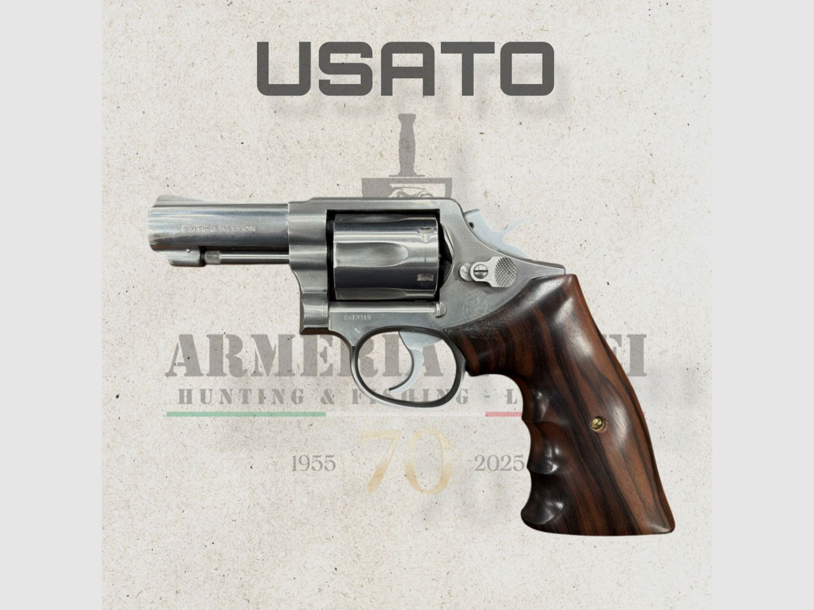 USED – REVOLVER – SMITH & WESSON MOD. 65-5 3" cal. 357 Mag., image 1 of 4