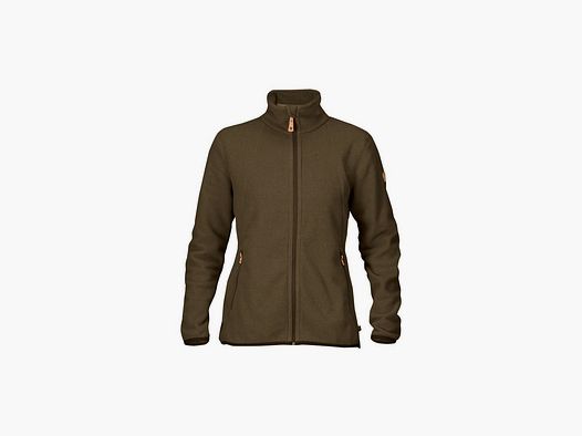 FJÄLLRÄVEN Stina Fleece Jacke Damen Dark Olive