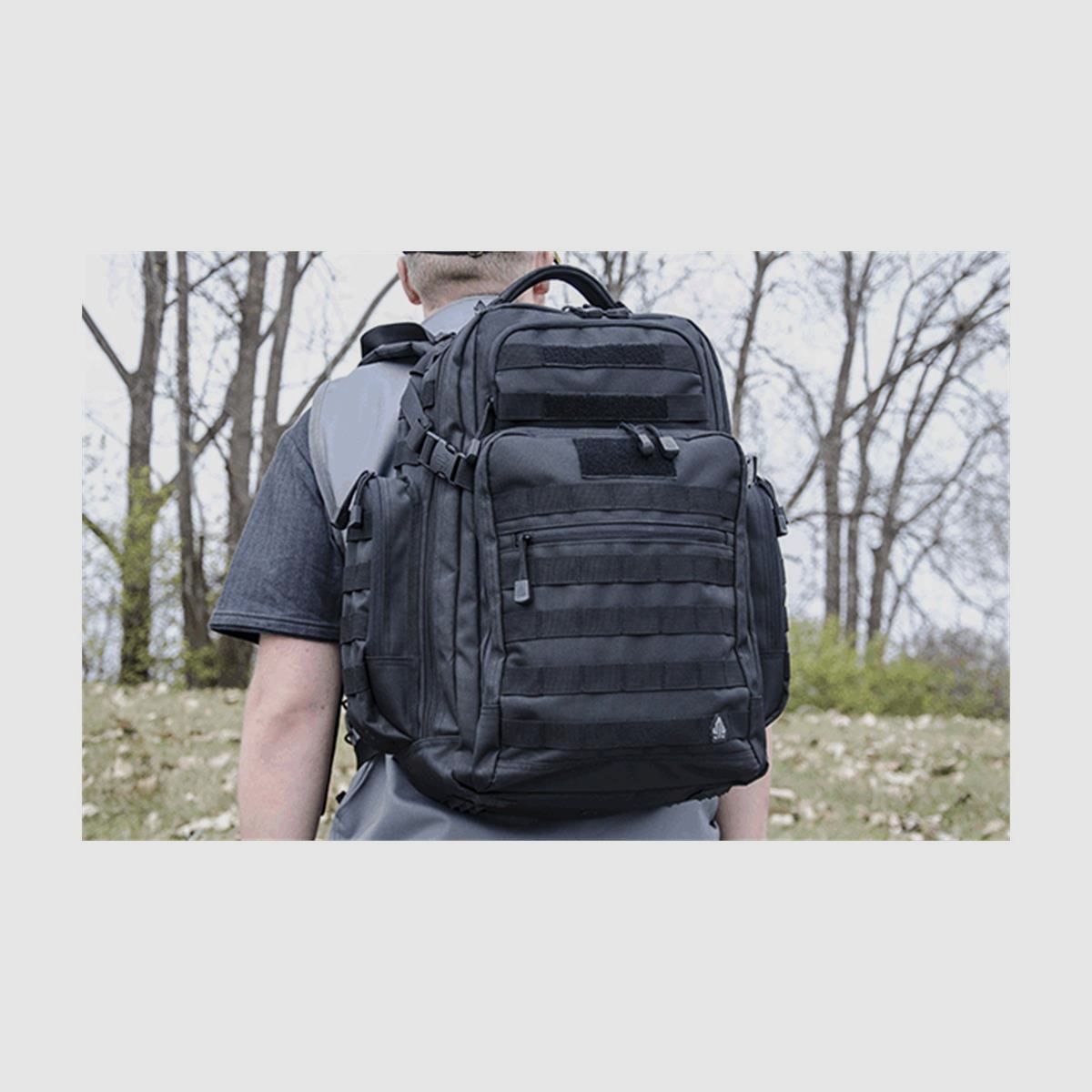 UTG PVC-P248B 2-Tage-Rucksack 36 L – Schwarz, Bild 2 von 3