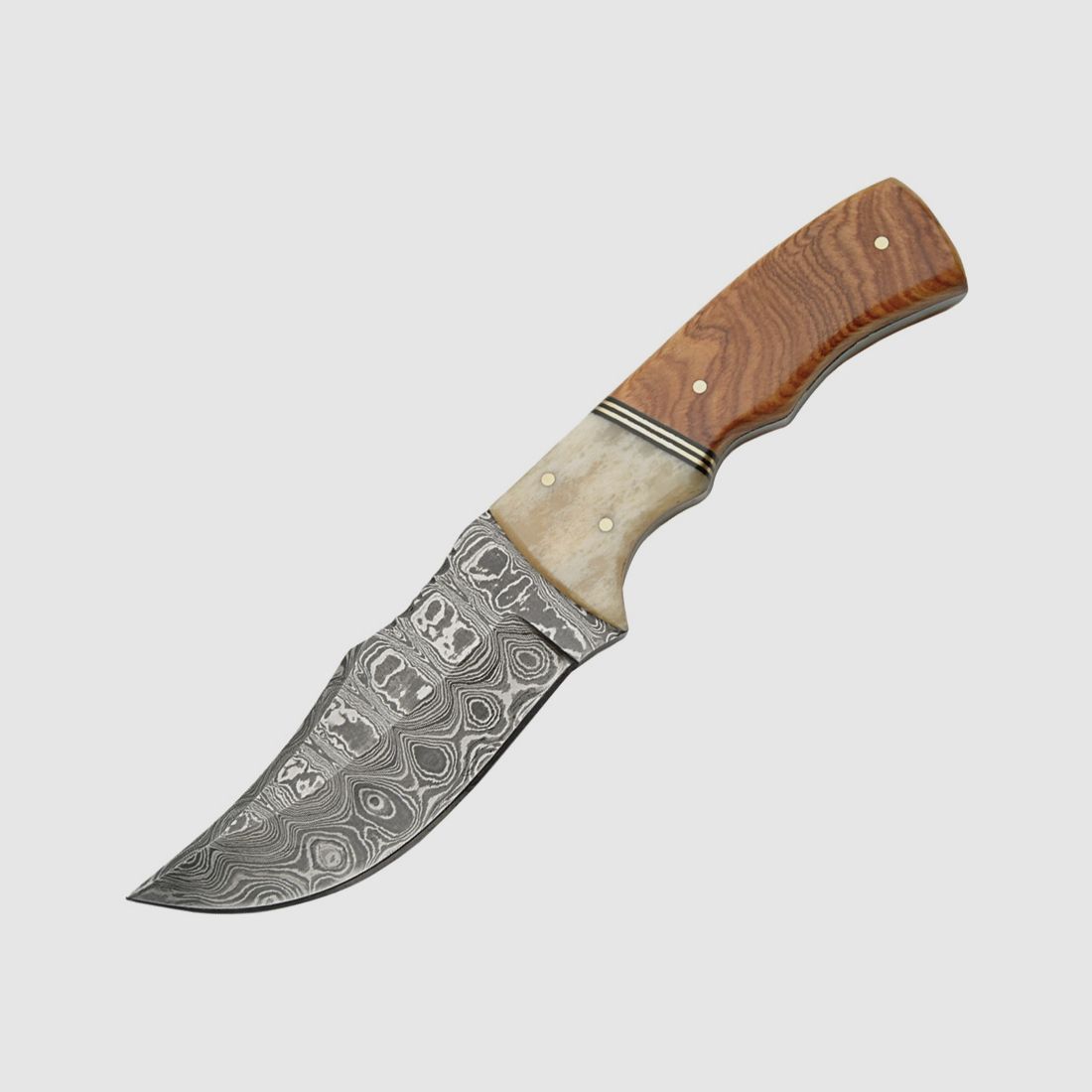 Jagdmesser, Griff aus Holz und Knochen | 89624