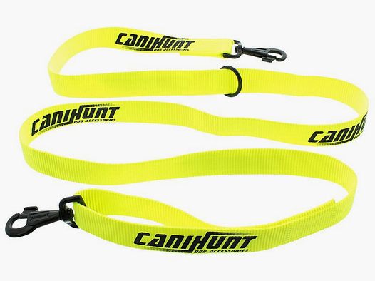 Canihunt Flache Pirschleine HUNTER signalgelb