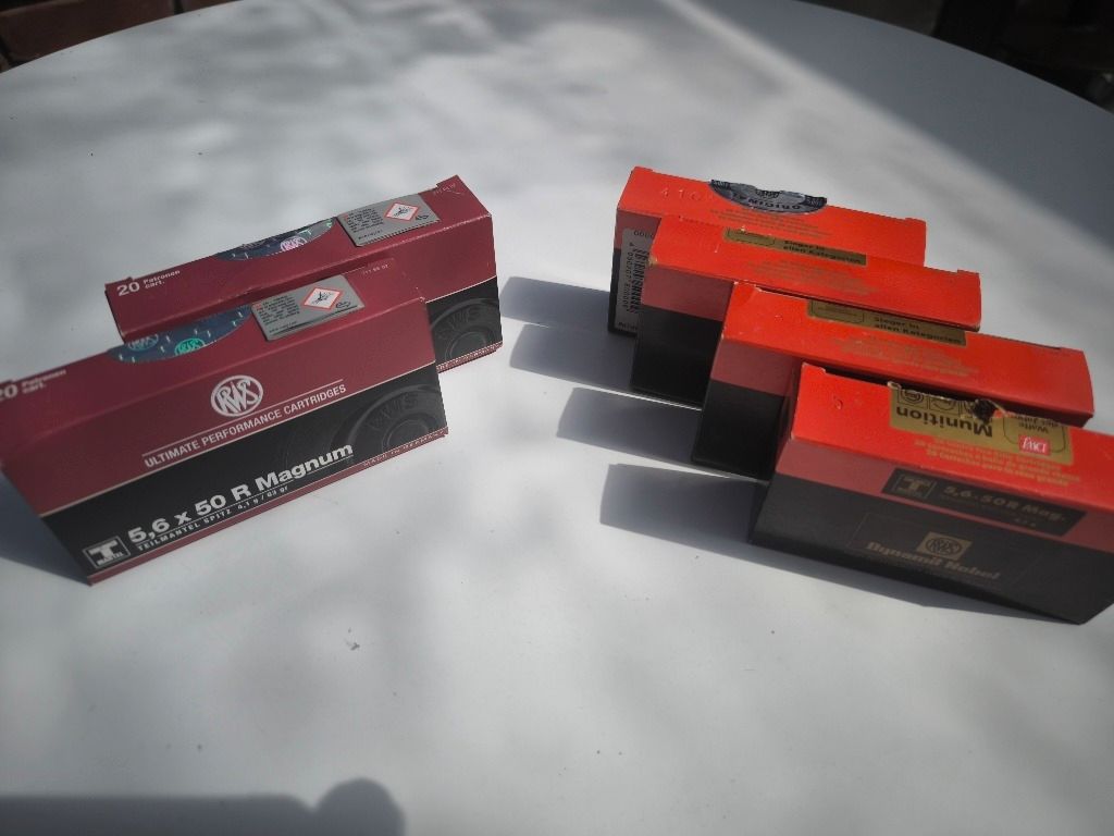 RWS Teilmantel Spitz Cal. 5,6x50 R Mag. TM - 4,1g / 63gr – 20 pezzi/confezione
