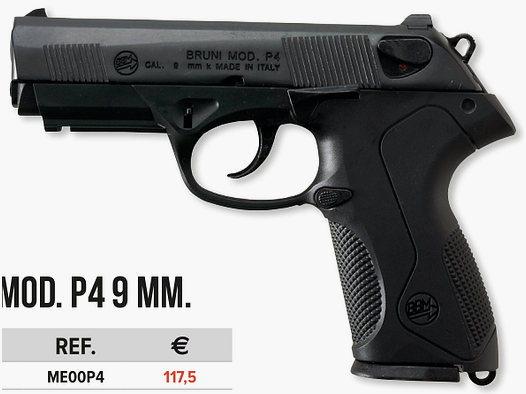 Bruni PISTOLA MODELO P4 9mm.