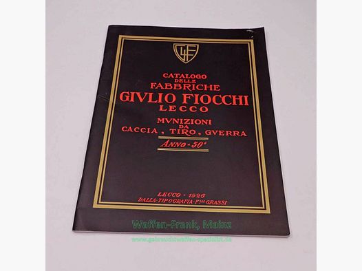 dwj Verlags-GmbH Fiocchi Munitionskatalog historischer Reprint