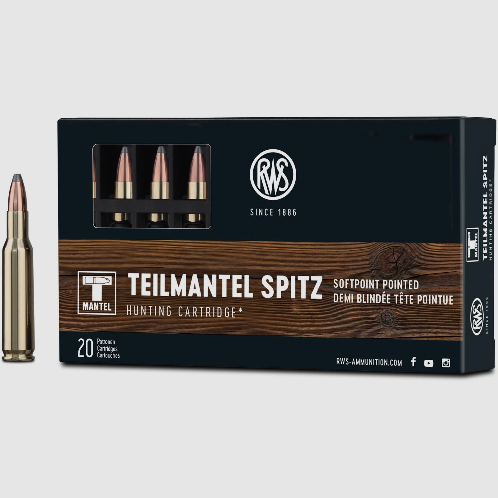 RWS .222Rem TMS 3,24g - 50gr