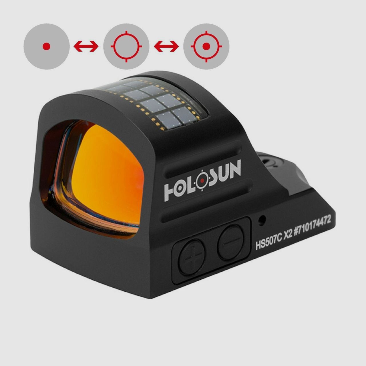 Holosun Classic HS507C RD X2 Kreispunktvisier Open Reflex