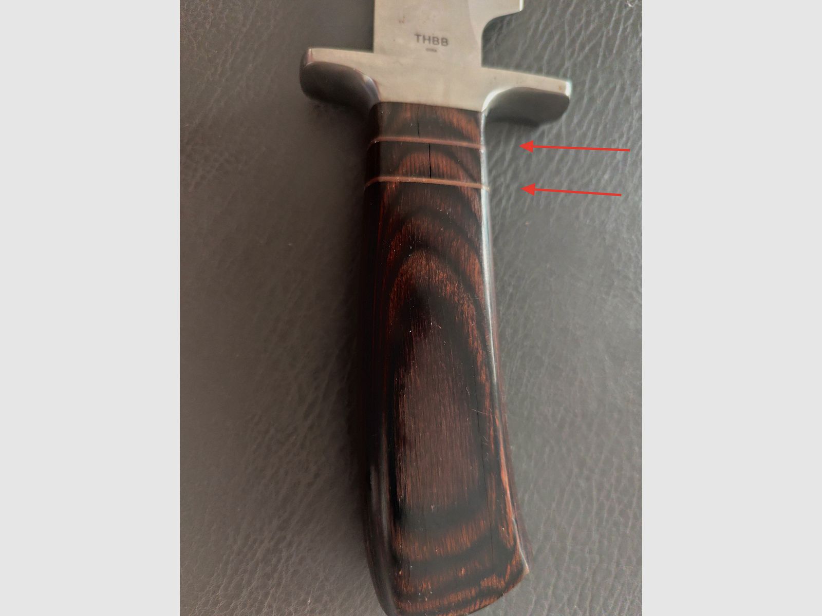 Smith and Wesson Texas Hold'em Bowiemesser 440c