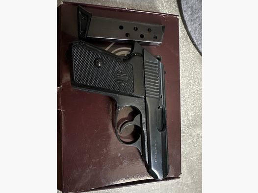 Pistool ERMA Werke Mod. EGP 75 S cal. 8 mm K. Compleet set