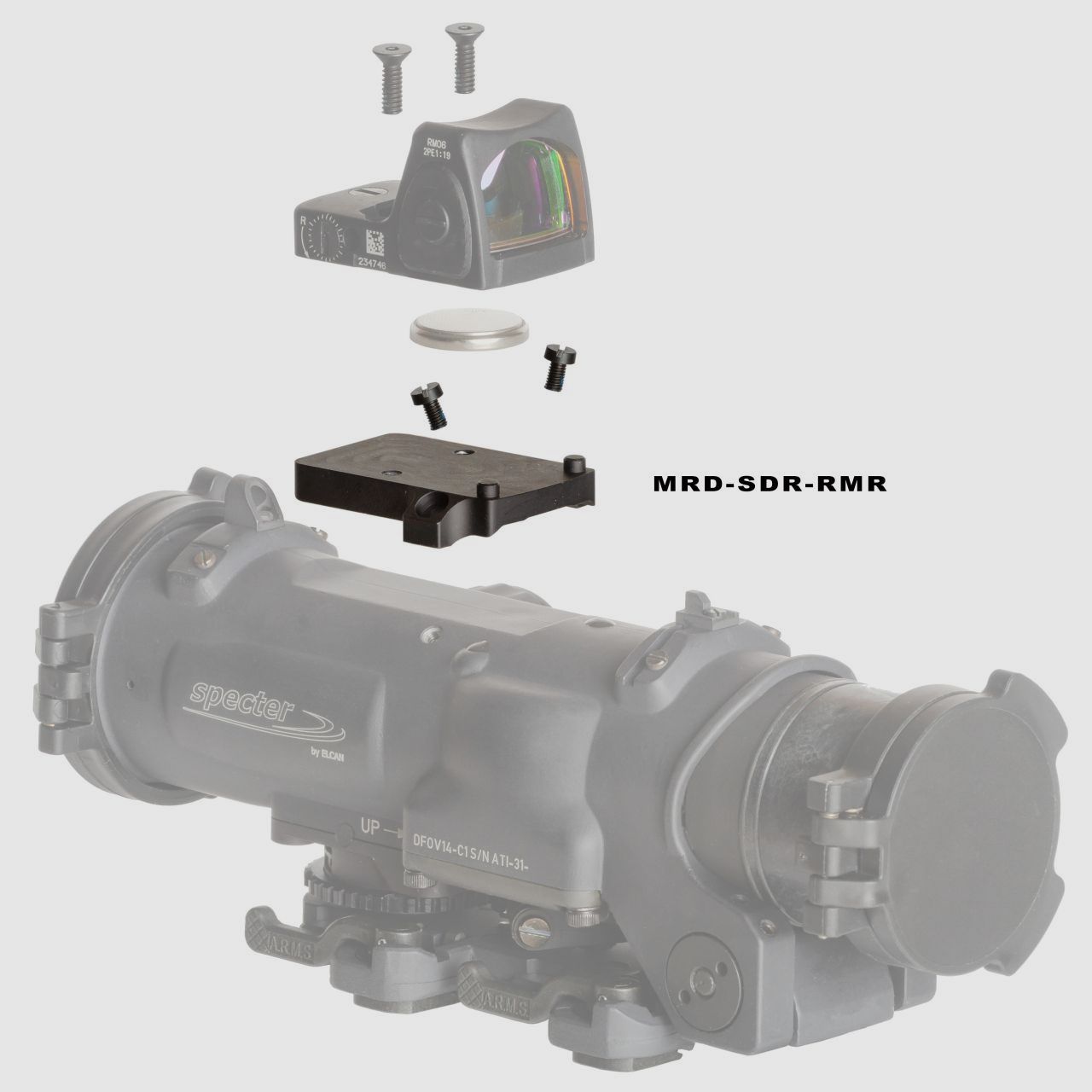 Elcan RMR Montage Trijicon Zielfernrohr