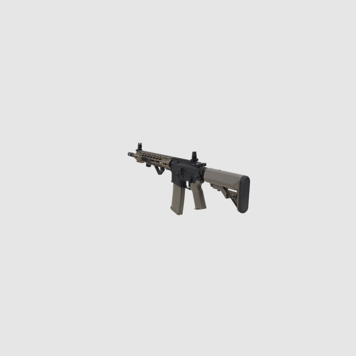 SA M4 Carbine M-LOK (RRA SA-P14 PRIME™ Aster II ETU BLDC™) Rifle Airsoft Libre a partir de 18 - Negro/Verde -F-