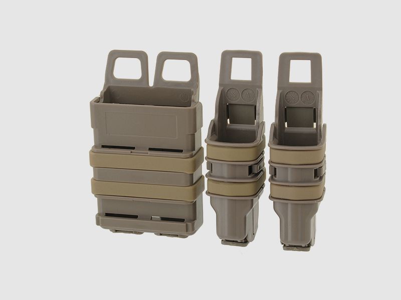 Set of polymer pouches for magazines - Dark Earth [FMA]