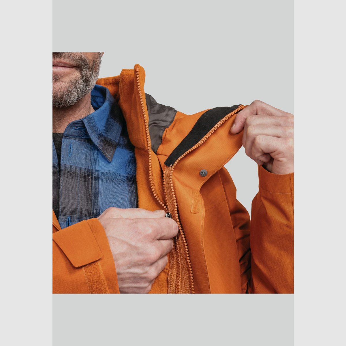SCHÖFFEL Hiking 3in1 Jacket Style Okere MNS Orange