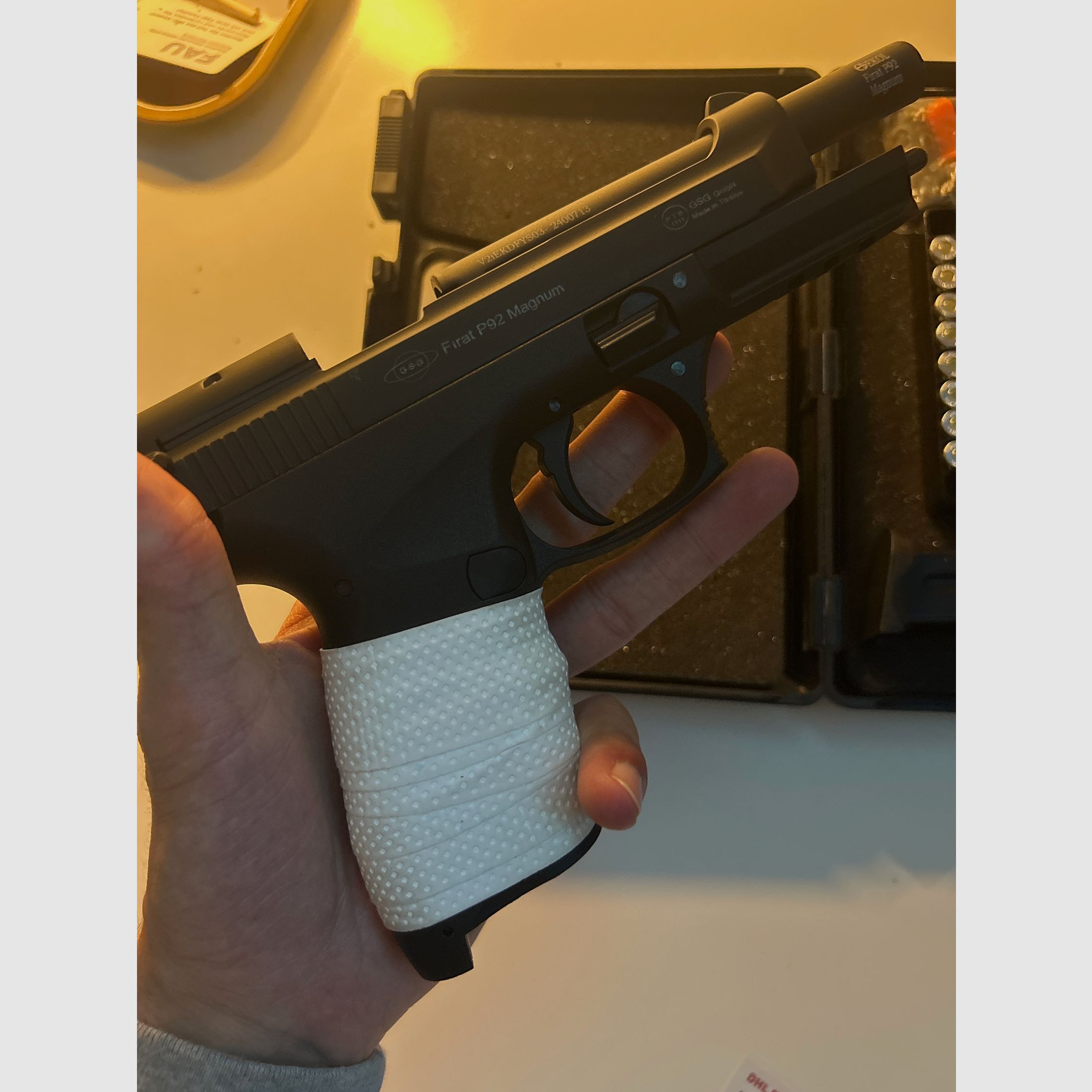 Magnum blank firing pistol Ekol P92 Magnum 9mm P.A.K. black