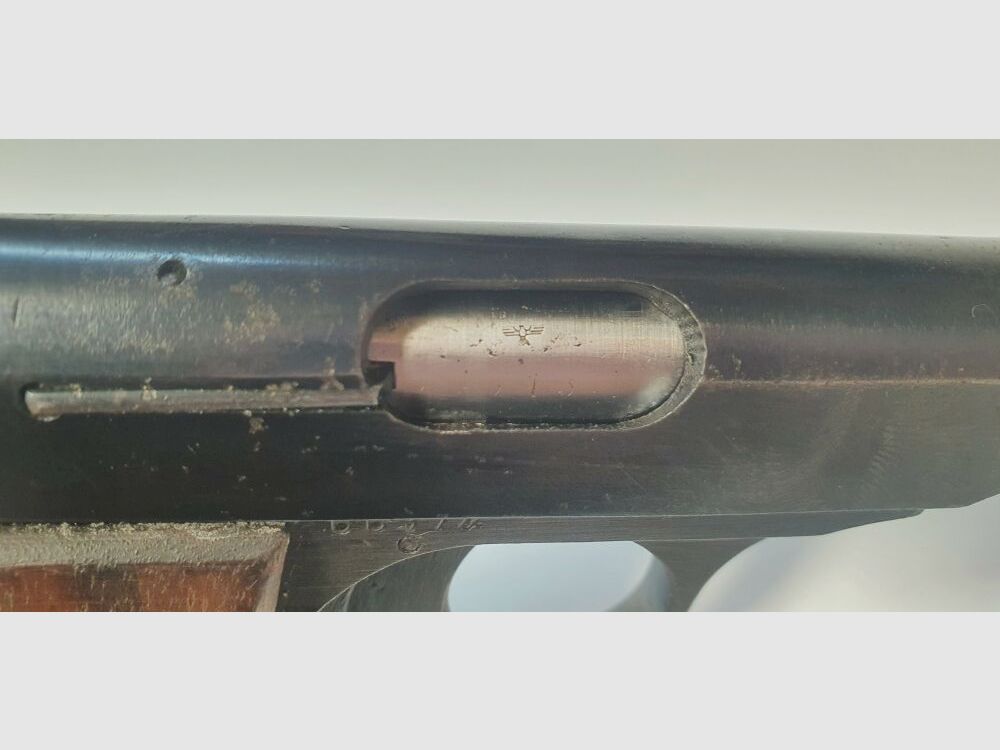 FABRIQUE NATIONALE D'ARMES DE GUERRE HERSTAL BELGIQUE! Przedmiot kolekcjonerski! Pistolet samopowtarzalny FN - 7.65mm Browning - Broń trofealna, zdjęcie 10 z 10