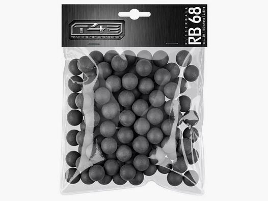 Sachet De 50 Billes Caoutchouc T4e Noyau Acier Cal.68