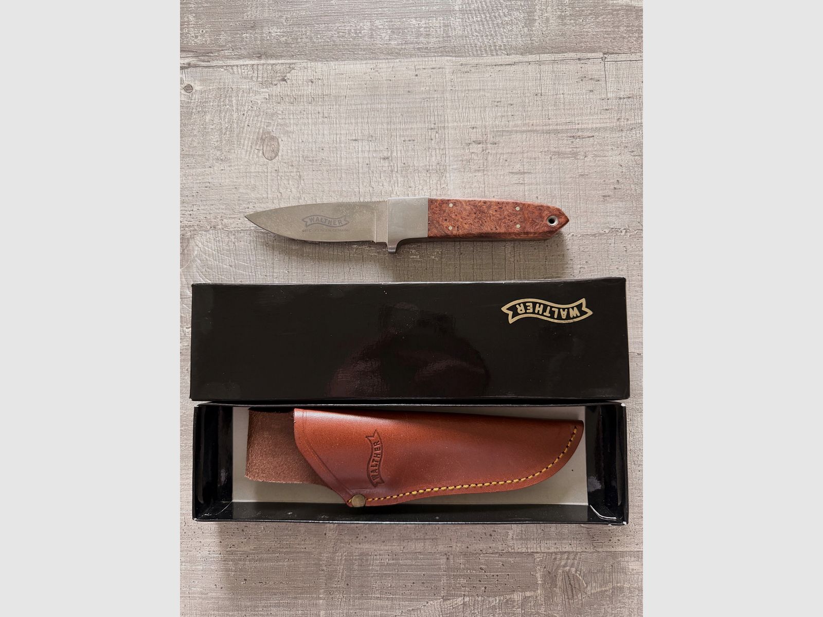 Walther Vintage cuchillo de caza, imagen 1 de 3