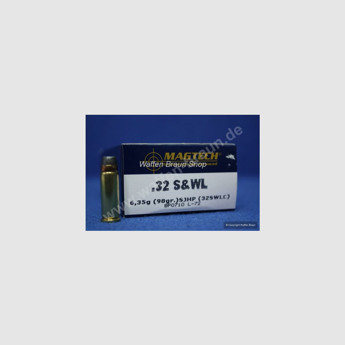 Magtech.32S&W SJHP 98GRS A50 #32SWLC