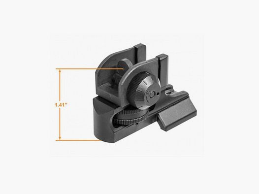 Fixed UTG Sight for AR15 Fixed Rear Sight for AR15 (compatible with AD99995)