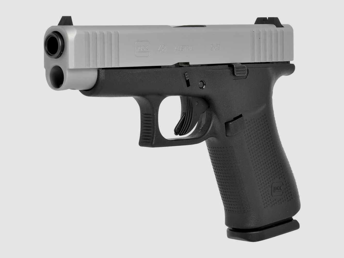 Glock G48 silver slimeline 9mm Luger