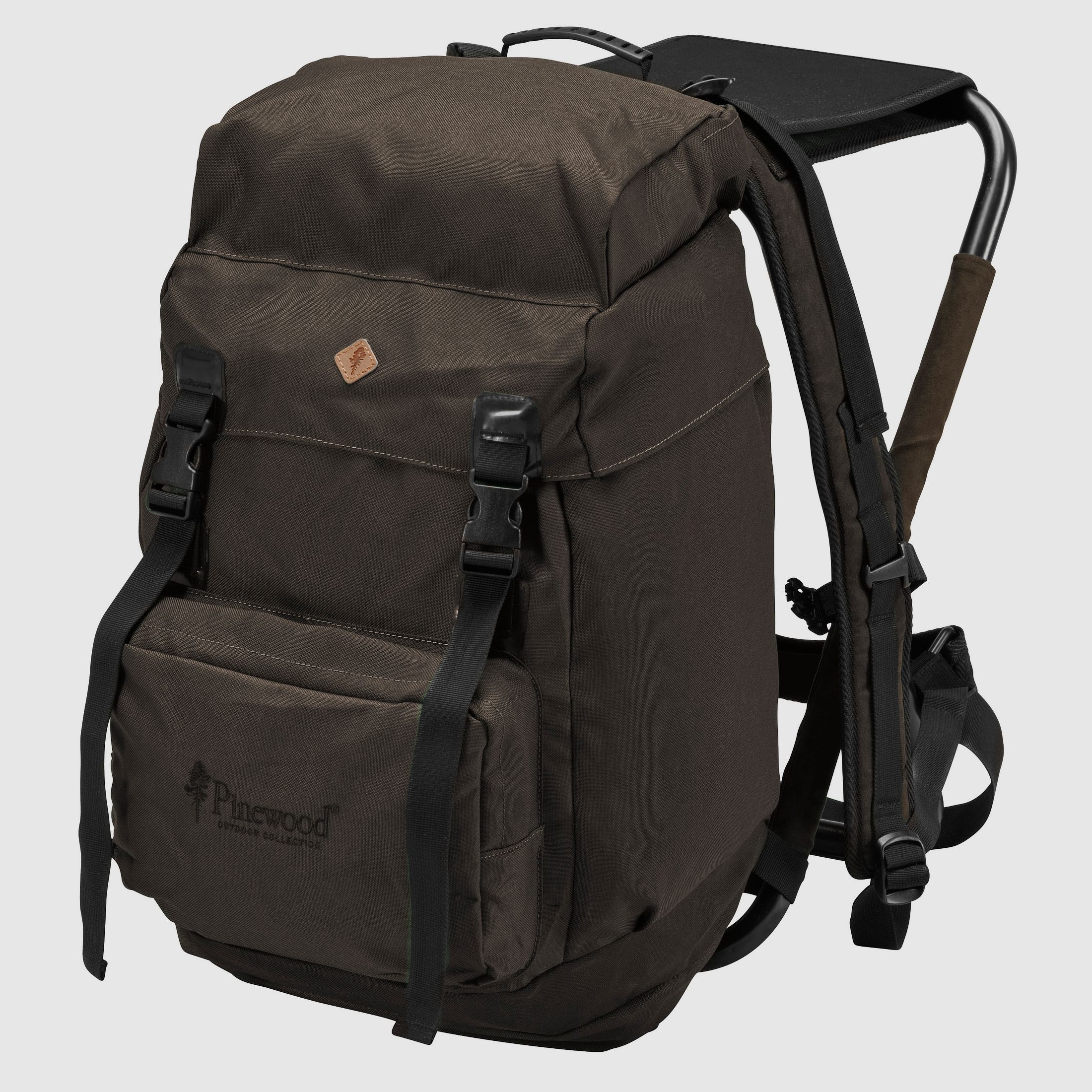 Pinewood Sitzrucksack 35L Wildleder braun