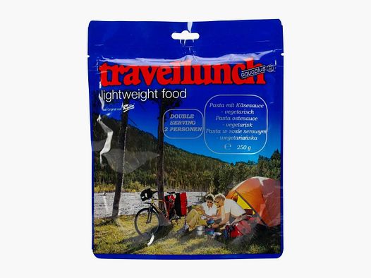 Travellunch Travellunch Pâtes avec Sauce au Fromage végétarienne paquet de 2