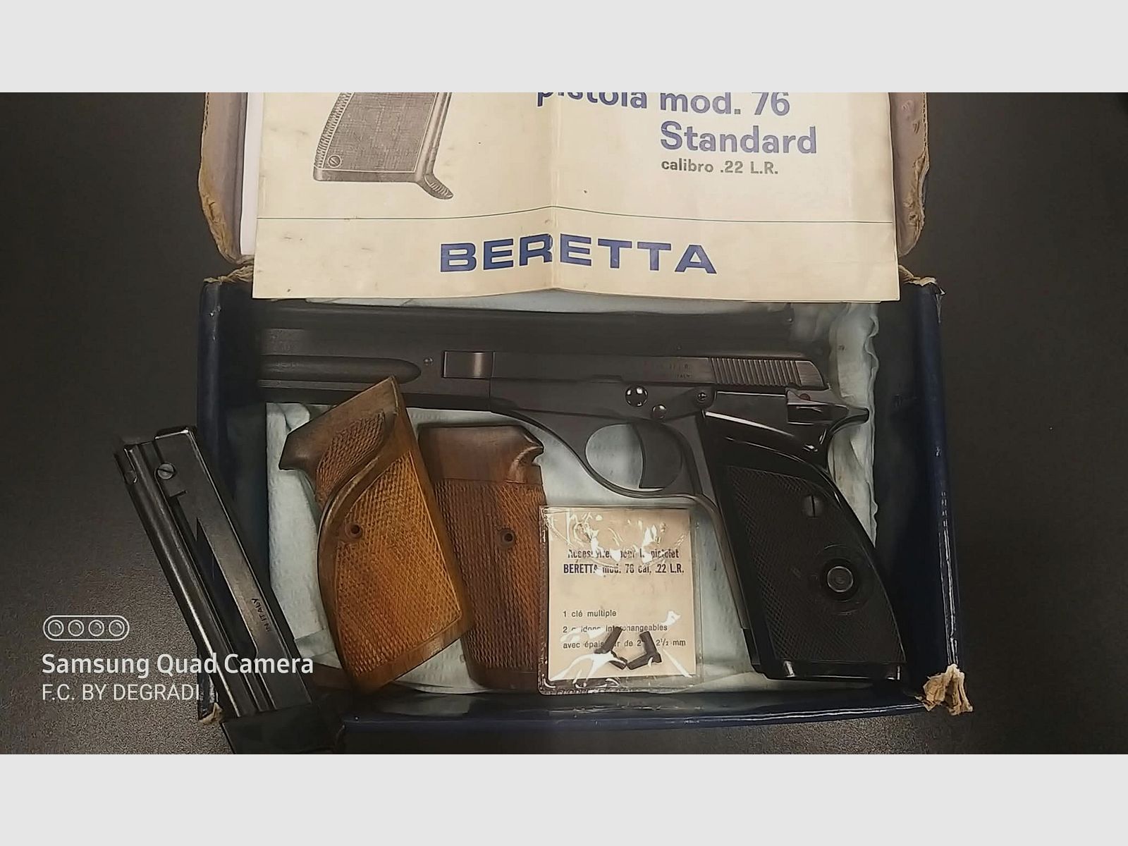 BERETTA MOD. 76 KAL. 22 LR, zdjęcie 1 z 4