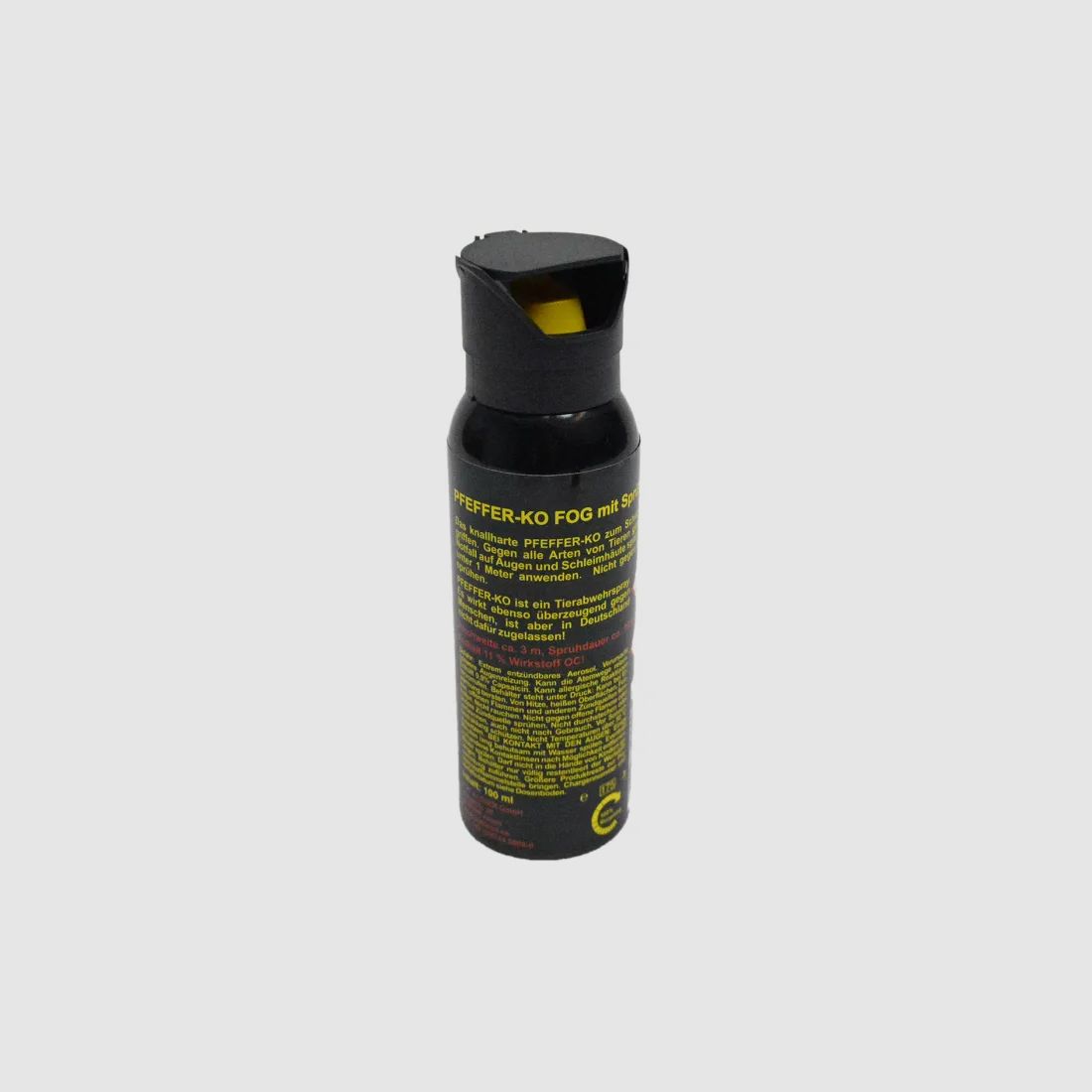 Pfefferspray K.O. FOG Sprühnebel – 100ml - 11 % OC / 2,5 Mio. Scoville