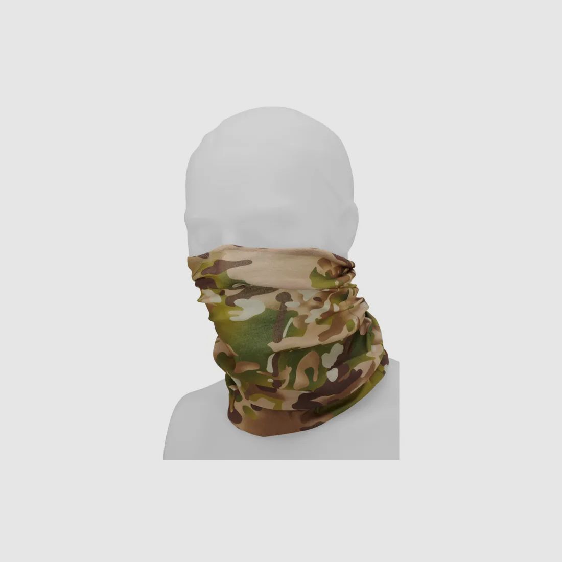 Multifunktionstuch (Schlauchschal) für Kopf, Gesicht, Hals - Einheitsgröße - Tactical Camouflage