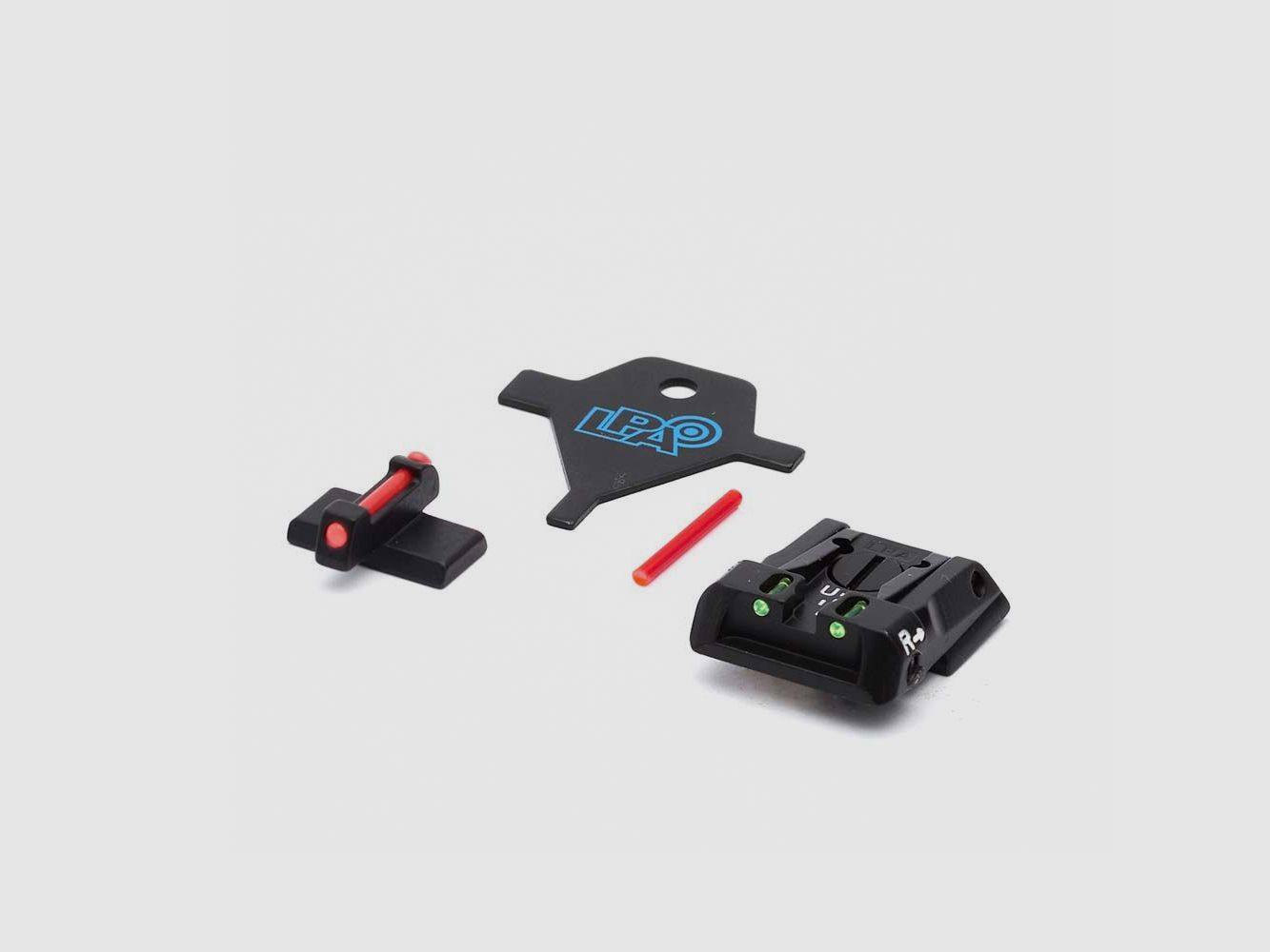 Adjustable sight LPA SPF01HK for H&K P30/P45/SFP9 with fiber optic, image 1 of 3
