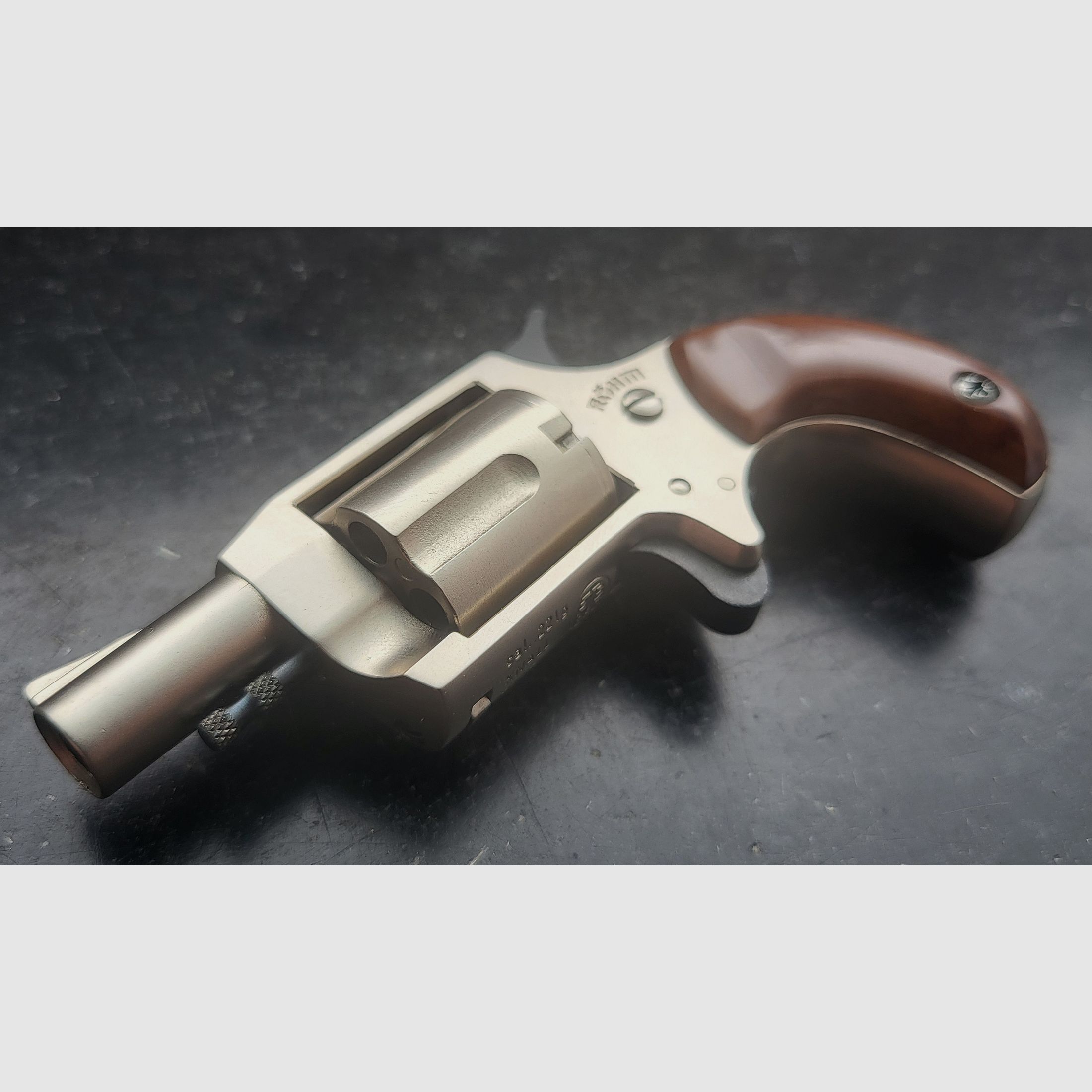 Röhm Little Joe .22er Gas/Knallrevolver im Nickelfinish PTB 380