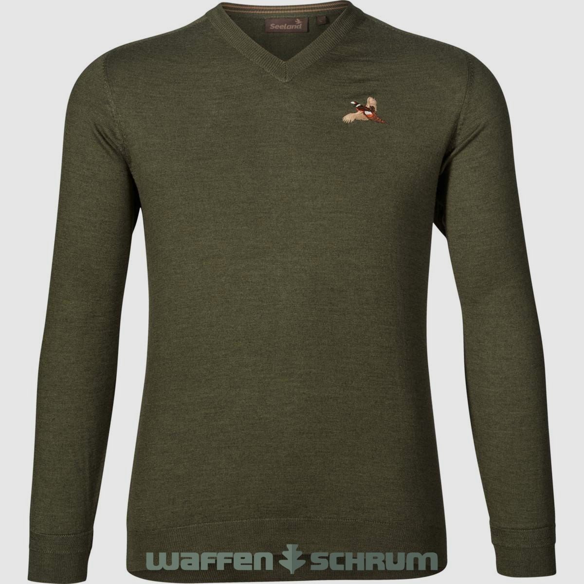 Seeland Pullover Woodcock V-Ausschnitt Classic green