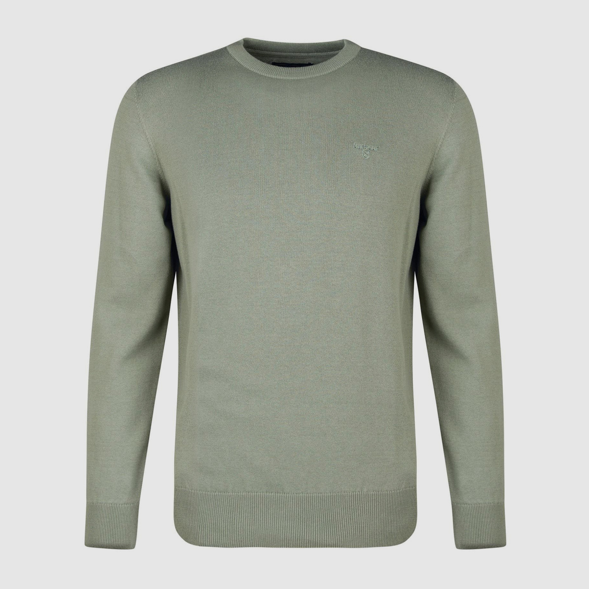 BARBOUR Pullover Pima Cotton Agave Green