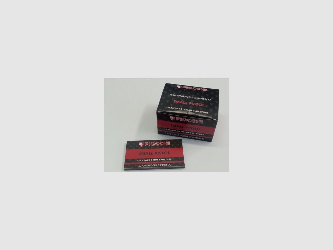 ZÜNDHÜTCHEN FIOCCHI SMALL PISTOL Packung mit 150 Stück, Bild 1 von 2