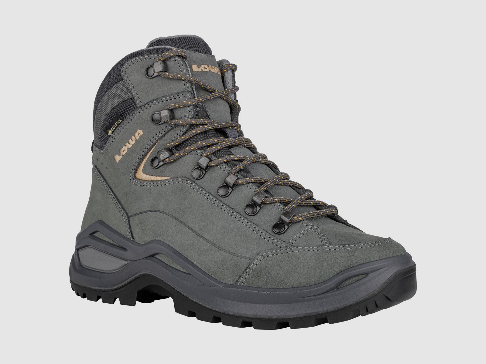 LOWA Renegade EVO GTX MID Dames Grafiet/ Abrikoos