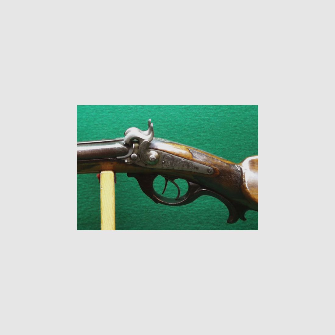 Jacob Wunderlich double-barreled percussion gun
