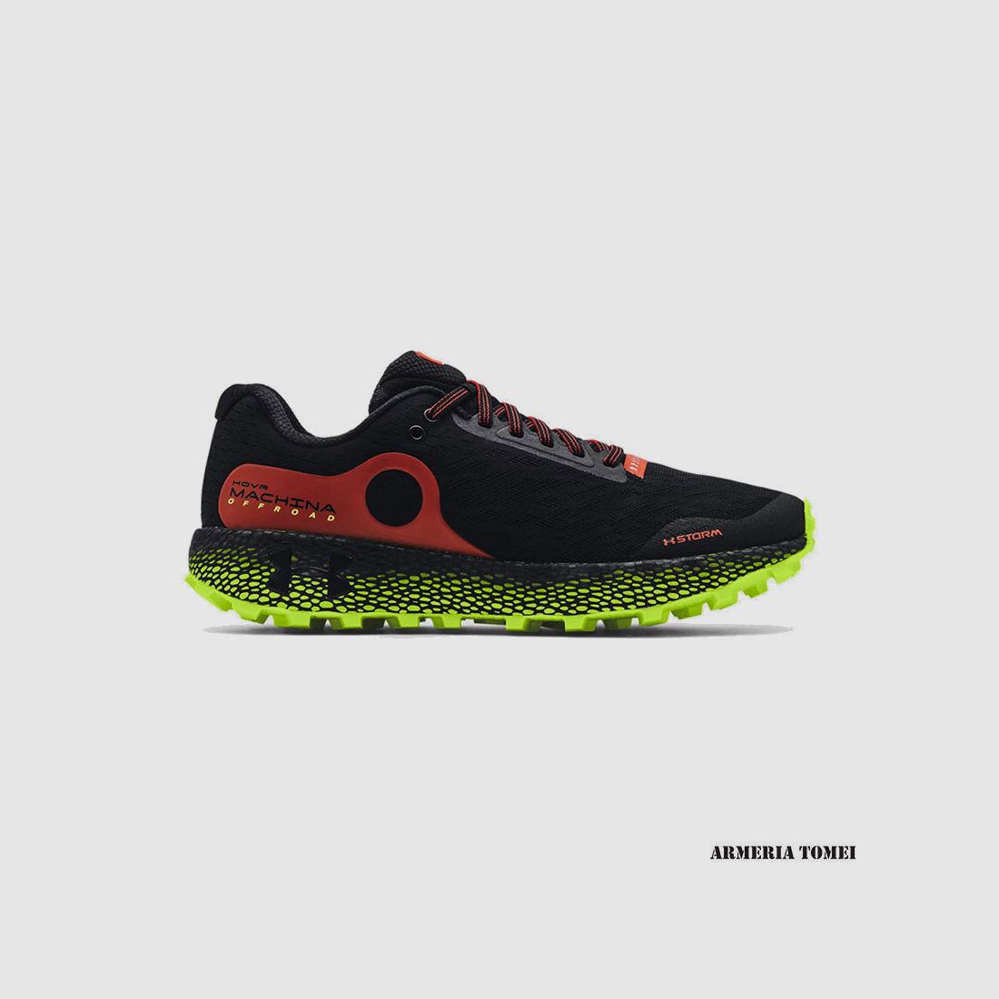 UNDER ARMOUR – MĘŻCZYŹNI – UA HOVR MACHINA OFF ROAD Czarny / Wysoka Widoczność Żółty, zdjęcie 1 z 5