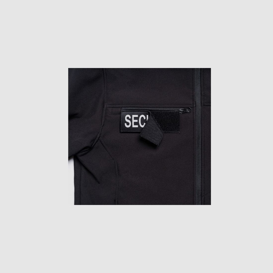 Hardshell Jacke WF150 SECU-ONE FLAP SECURITE, black, Bild 4 von 5