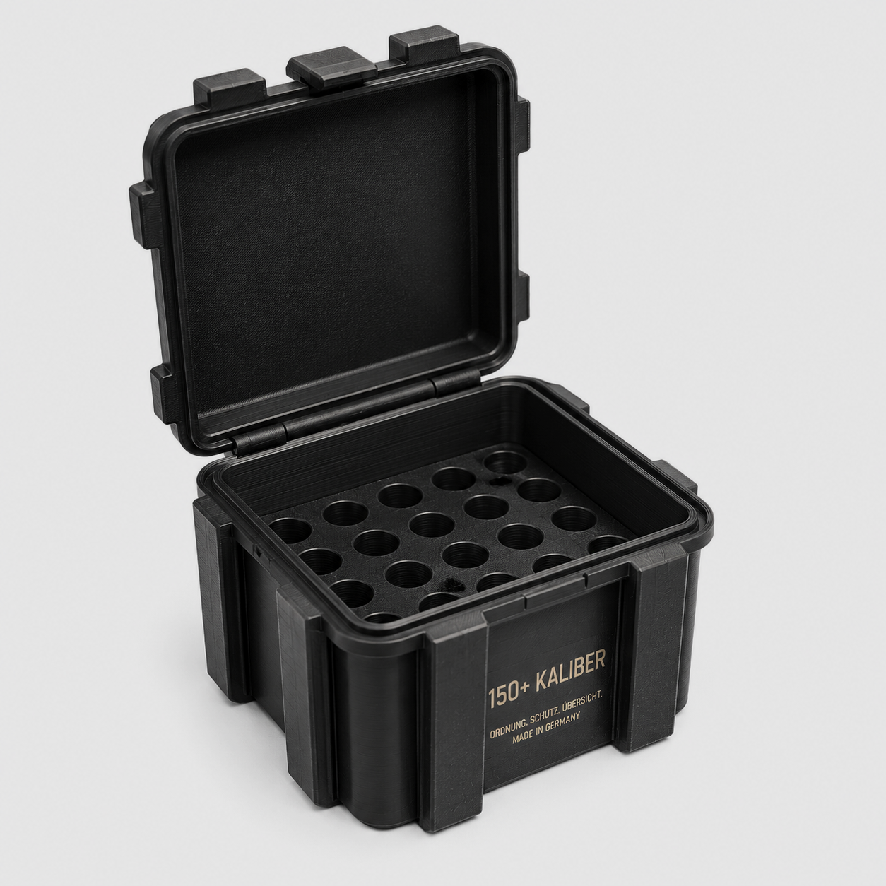 Filamelt ammunition box / .50 Beowulf / 'flip lid' / cartridge box, ammo box