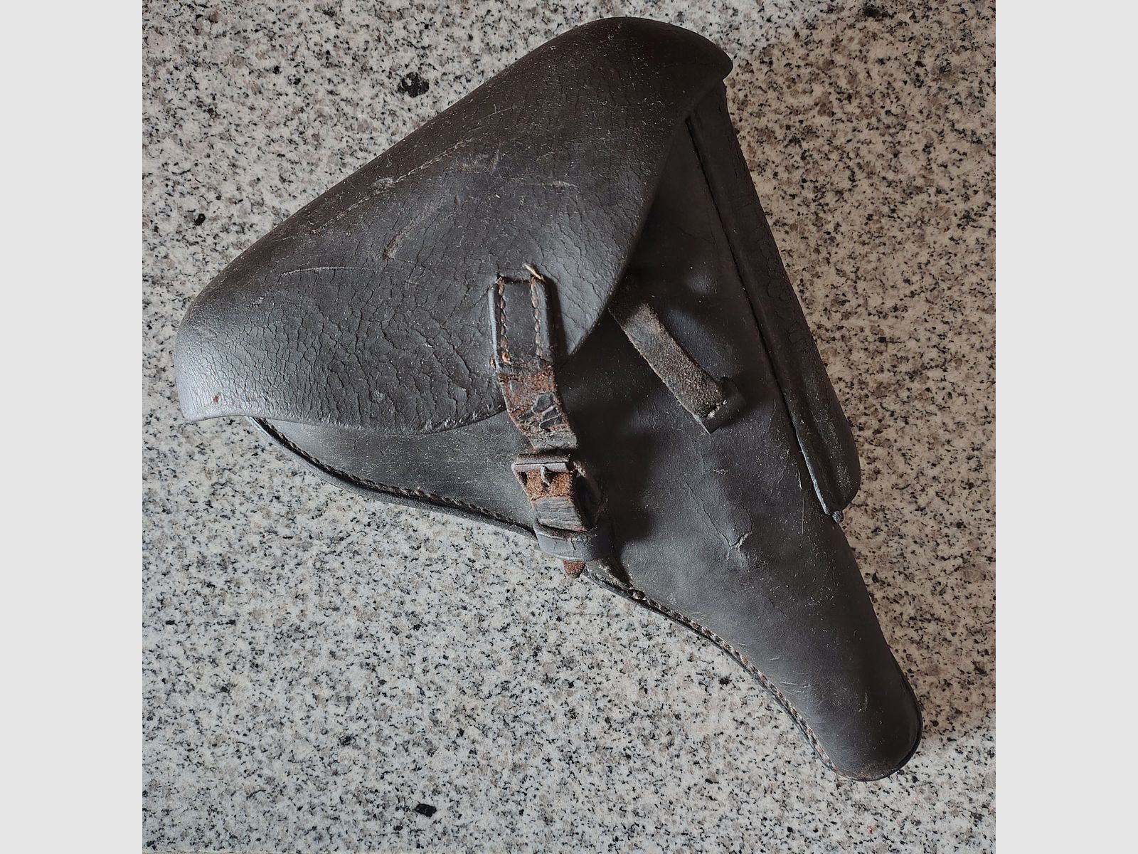 Gun holster for Walther 08 - Original from the Wehrmacht era -